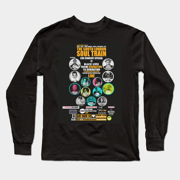 POSTER - THE SOUTH LONDON - SOUL TRAIN Long Sleeve T-Shirt by Promags99